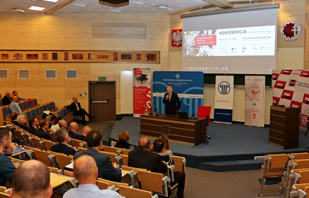 Konferencja „Psychospołeczne przyczyny wypadków przy pracy” w Kielcach na Politechnice Swiętokrzyskiej